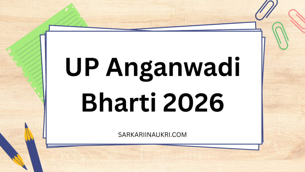 UP Anganwadi Bharti 2026