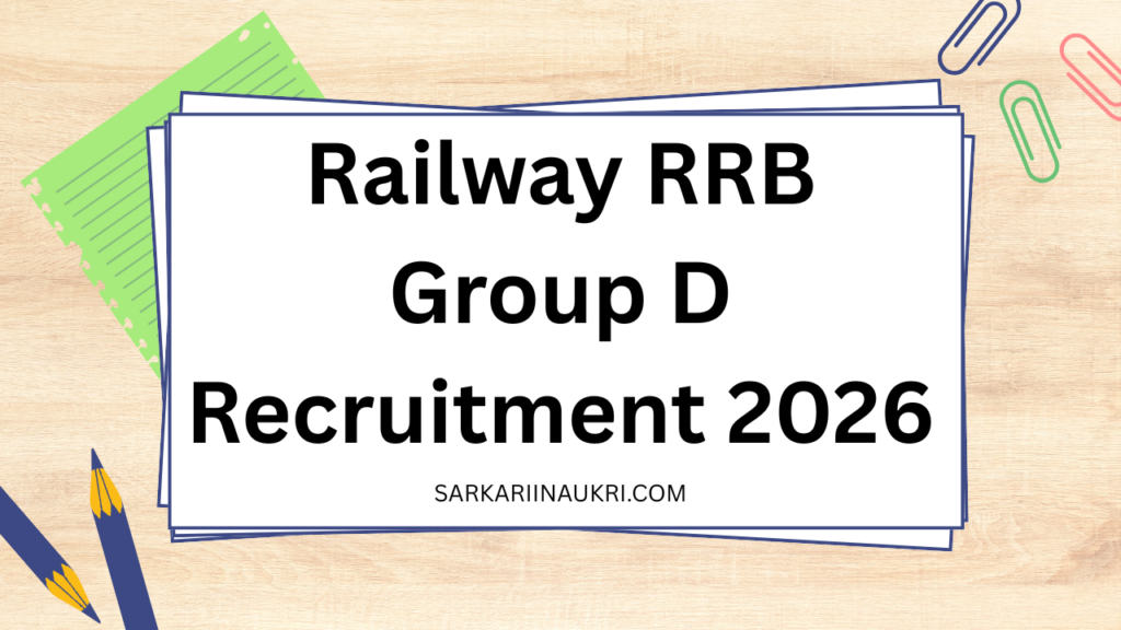 Railway RRB Group D Recruitment 2026