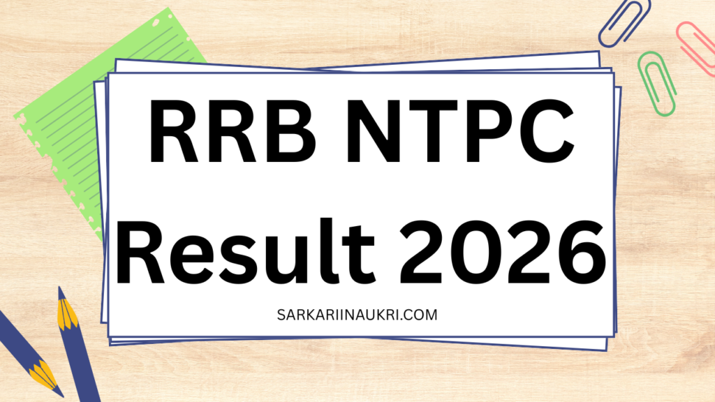 RRB NTPC Result 2026